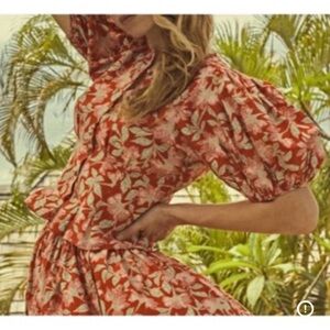 DÔEN Chelle Top in Jardin Marjorelle Floral Print - Small Doen